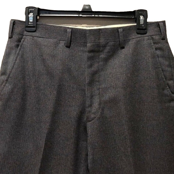 Men's Vintage Neil Martin Gray Pinstriped Pure Wool THE BROADWAY Suit 40 Regular - Picture 5 of 12